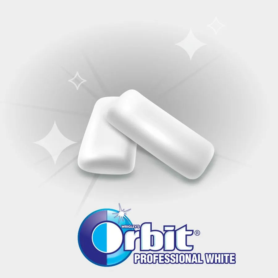 ORBIT CHICLE SABOR PROFESSIONAL WHITE 64GR