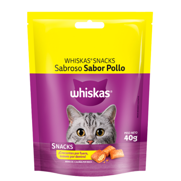 SNACK WHISKAS SABROSO POLLO 40GR