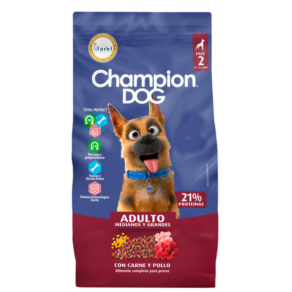 CHAMPION ADULTO MYG CARNE Y POLLO