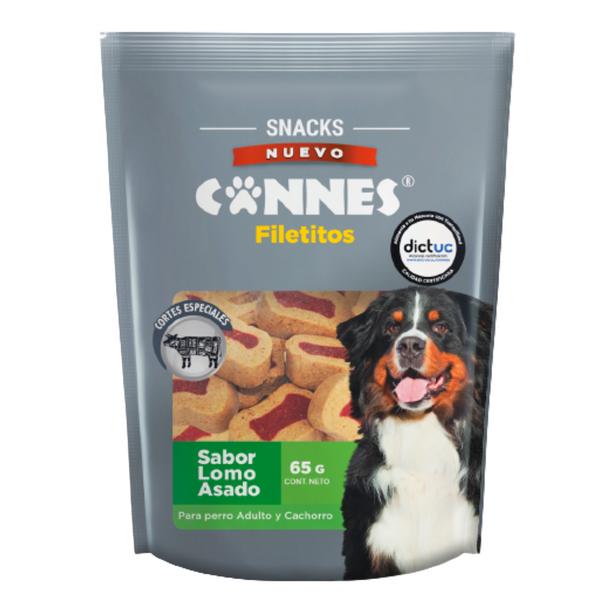 FILETITOS CANNES PERRO 65GR.