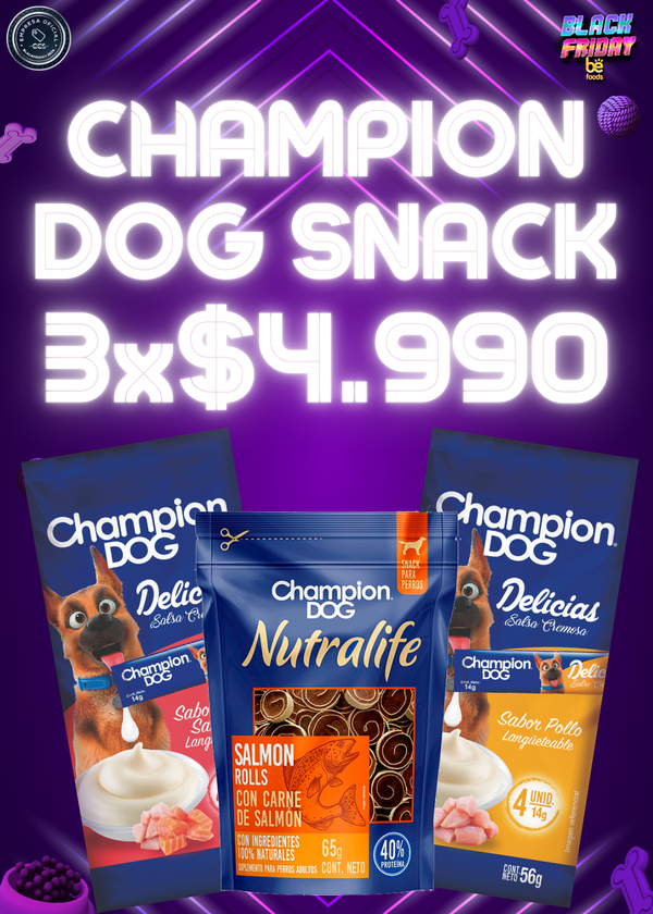 PACK LATA CHAMPION CAT PESCADO 3X$3.390