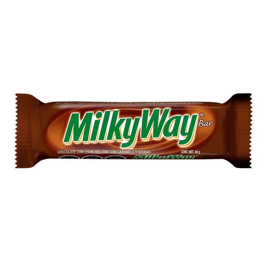 CHOCOLATE BARRA MILKY WAY CON LECHE Y CARAMELO 48GR