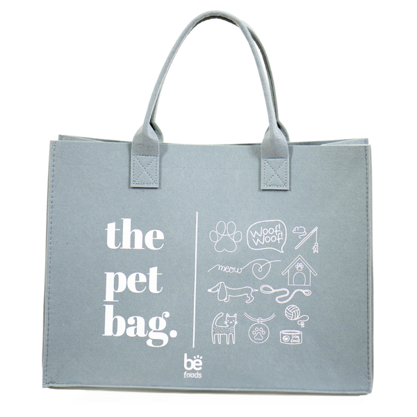 BOLSA FIELTRO GRIS DISENO 40X30X15CM (403017)