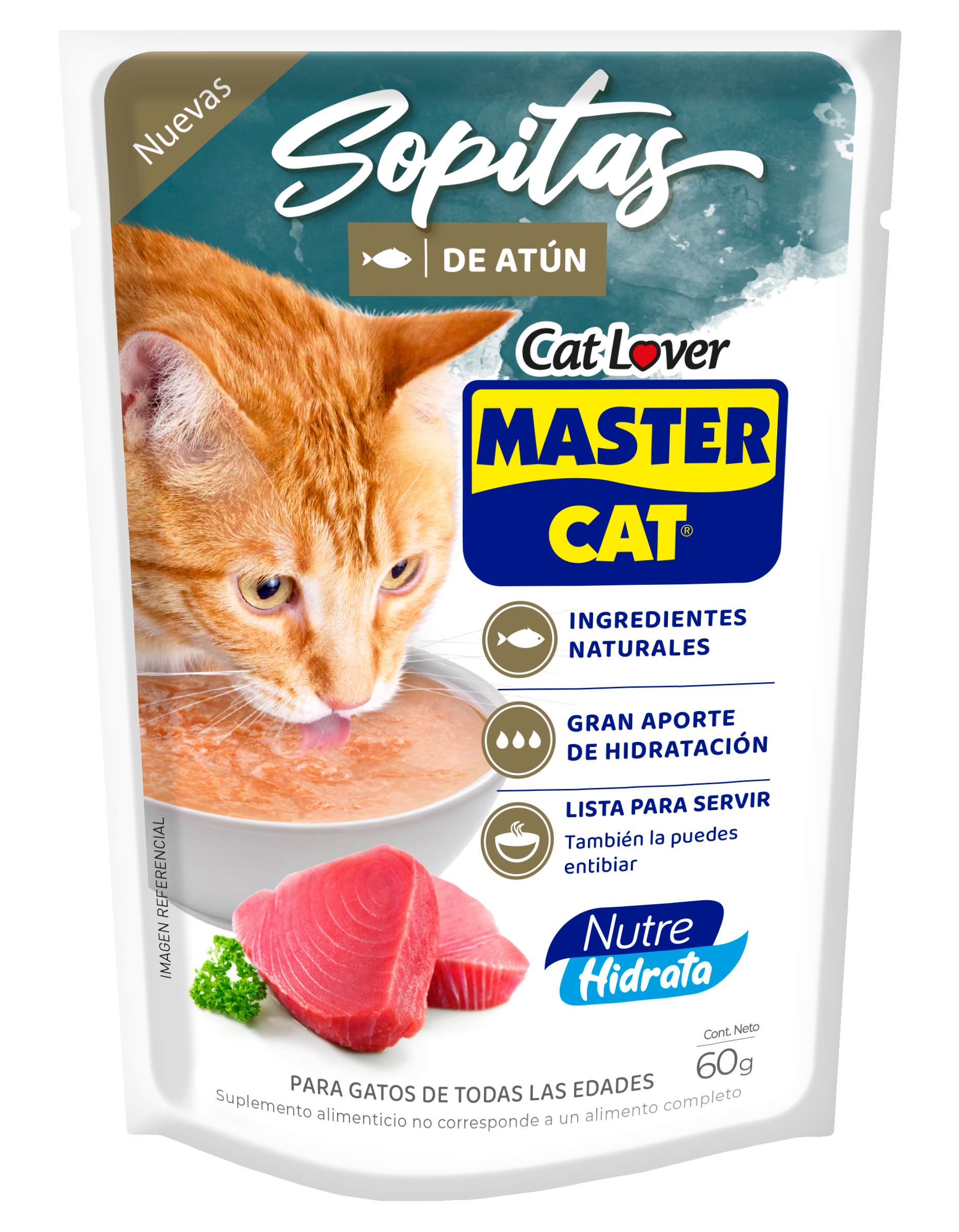MASTERCAT SOPITA ATÚN 60GRS