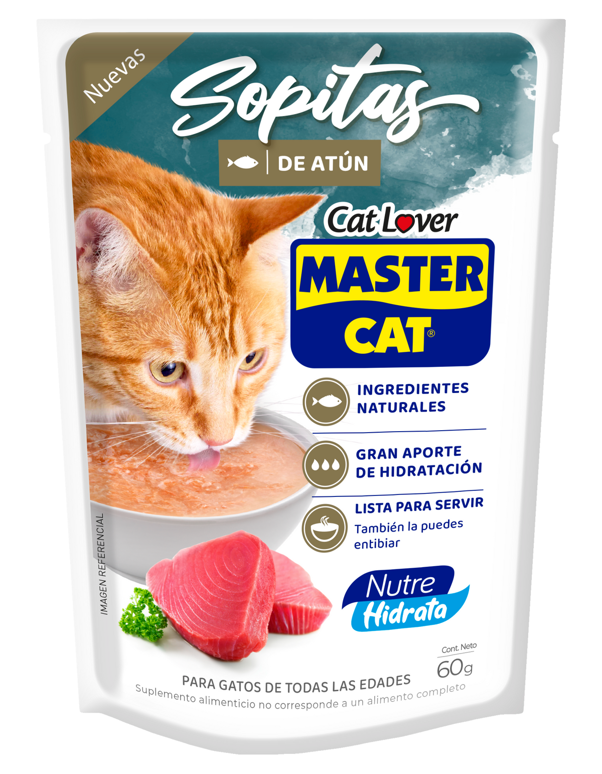 MASTERCAT SOPITA ATÚN 60GRS
