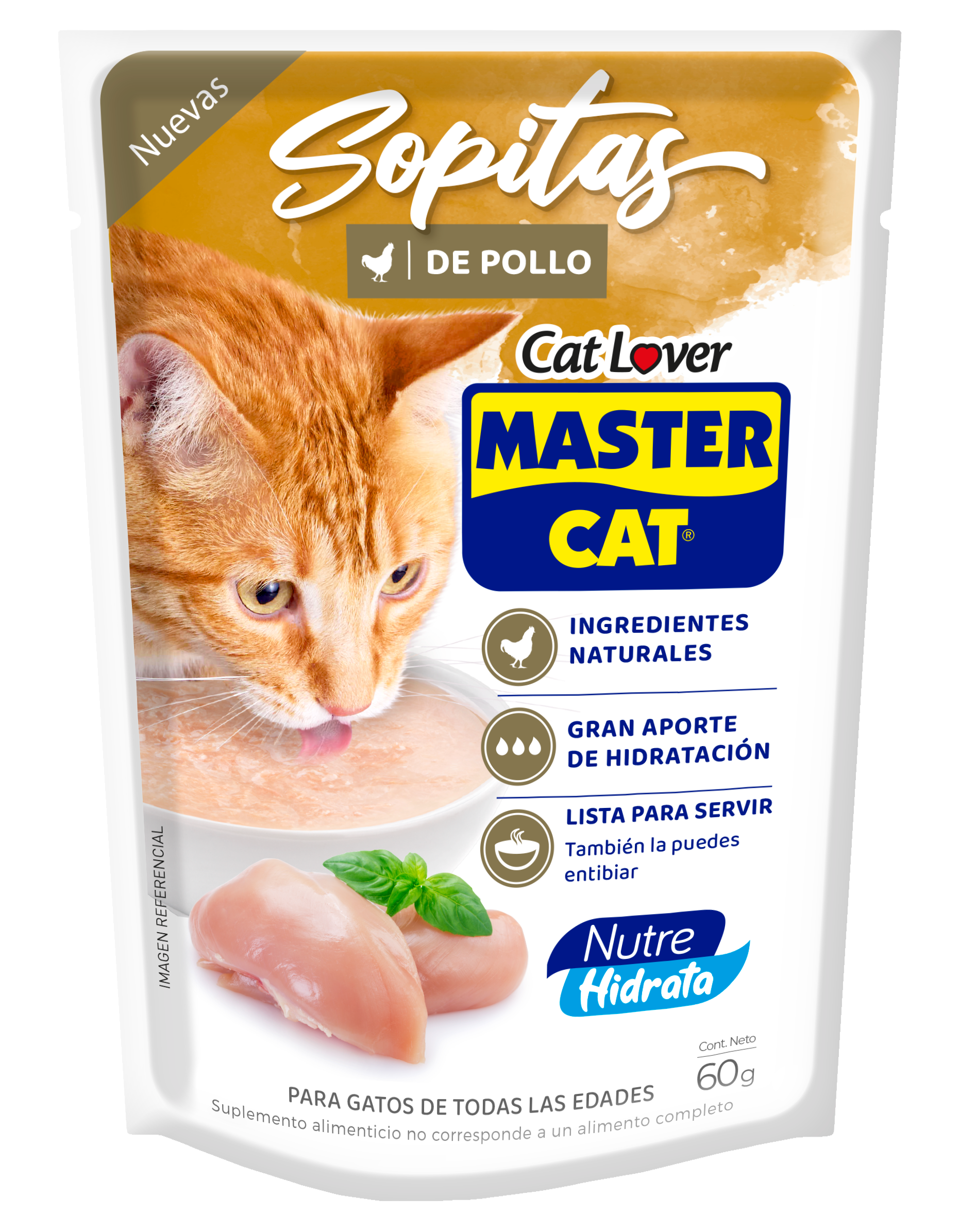 MASTERCAT SOPITA POLLO 60GRS