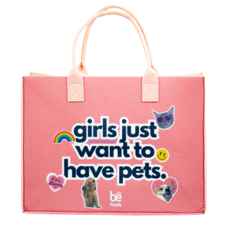 BOLSA FIELTRO ROSADO DISENO 40X30X15CM (403016)