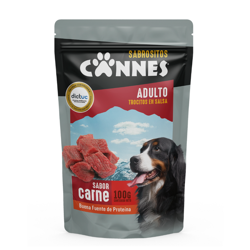 CANNES SOBRE ADULTO CARNE 100GR