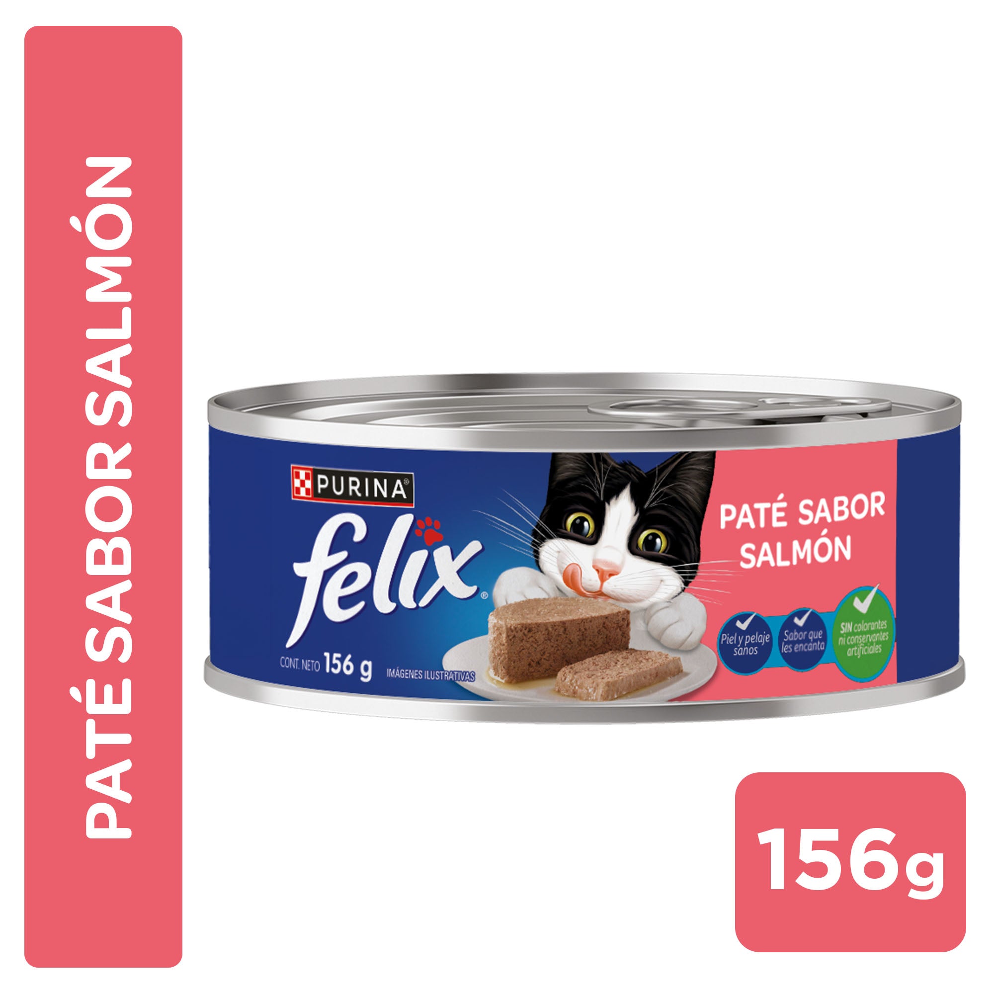 LATA FELIX GATO PATE SALMON 156GR