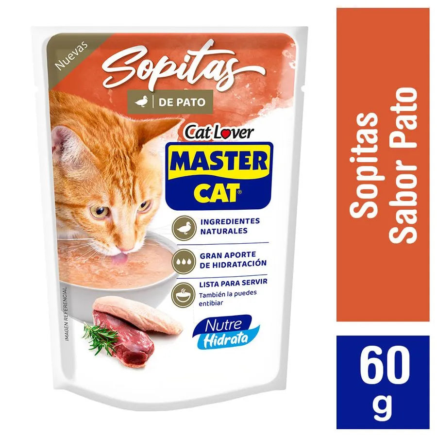 MASTERCAT SOPA PATO 60GRS