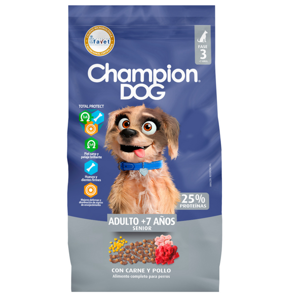 CHAMPION DOG SENIOR CARNE Y POLLO