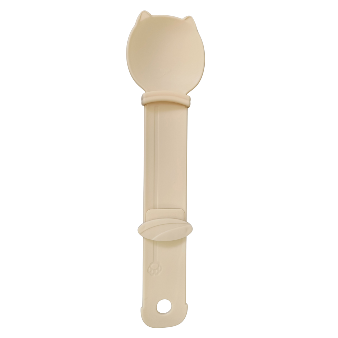 CUCHARA DISPENSADOR ALIMENTO GATO COLORES 25X6.5CM (M10290)