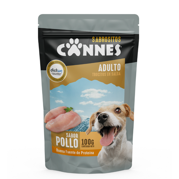 CANNES SOBRE ADULTO POLLO 100GR