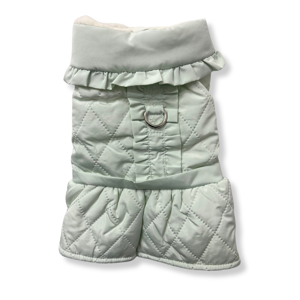 CHAQUETA PERRO ACOLCHADA VOLANTES (M8617)