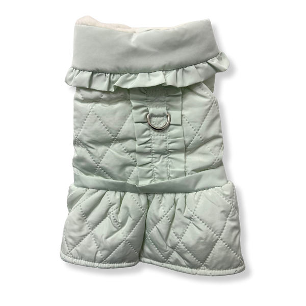 CHAQUETA PERRO ACOLCHADA VOLANTES (M8617)