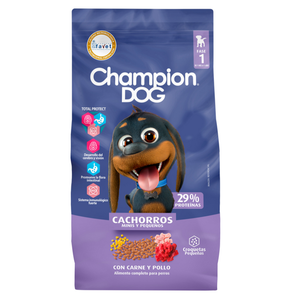 CHAMPION CACHORRO R.PEQUEÑAS MYG 8KG