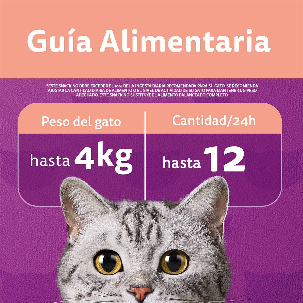 SNACK WHISKAS DELICIOSO SALMON 80GR