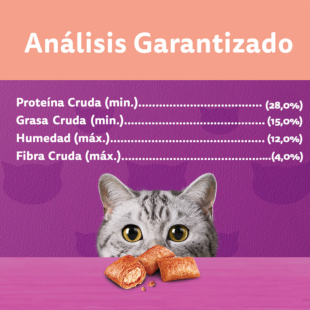 SNACK WHISKAS DELICIOSO SALMON 80GR