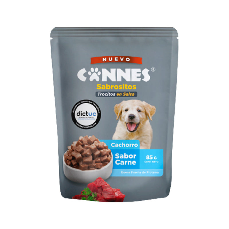 CANNES SOBRE CACHORRO CARNE 85GR