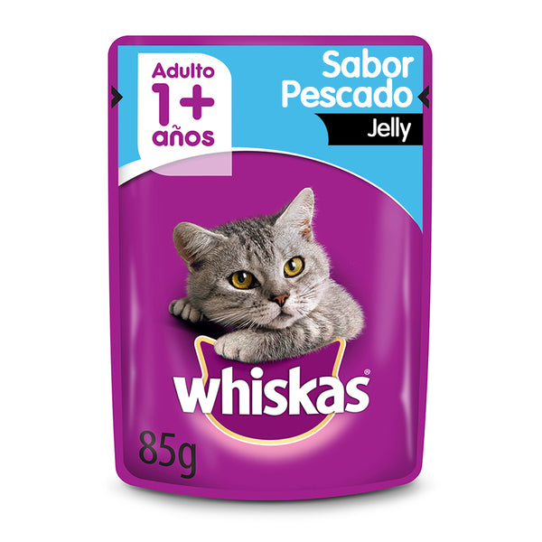 WHISKAS SOBRE JELLY PESCADO 85GR PEIXE