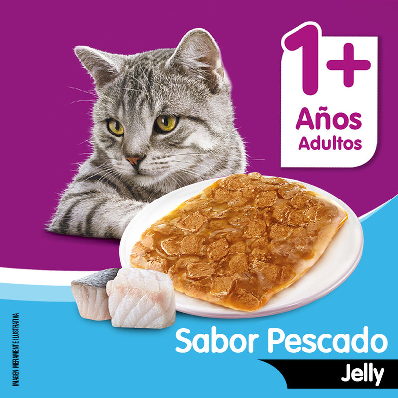 WHISKAS SOBRE JELLY PESCADO 85GR PEIXE