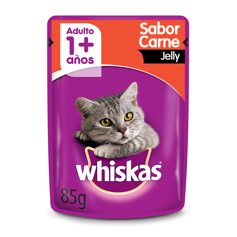 WHISKAS SOBRE JELLY CARNE 85GR