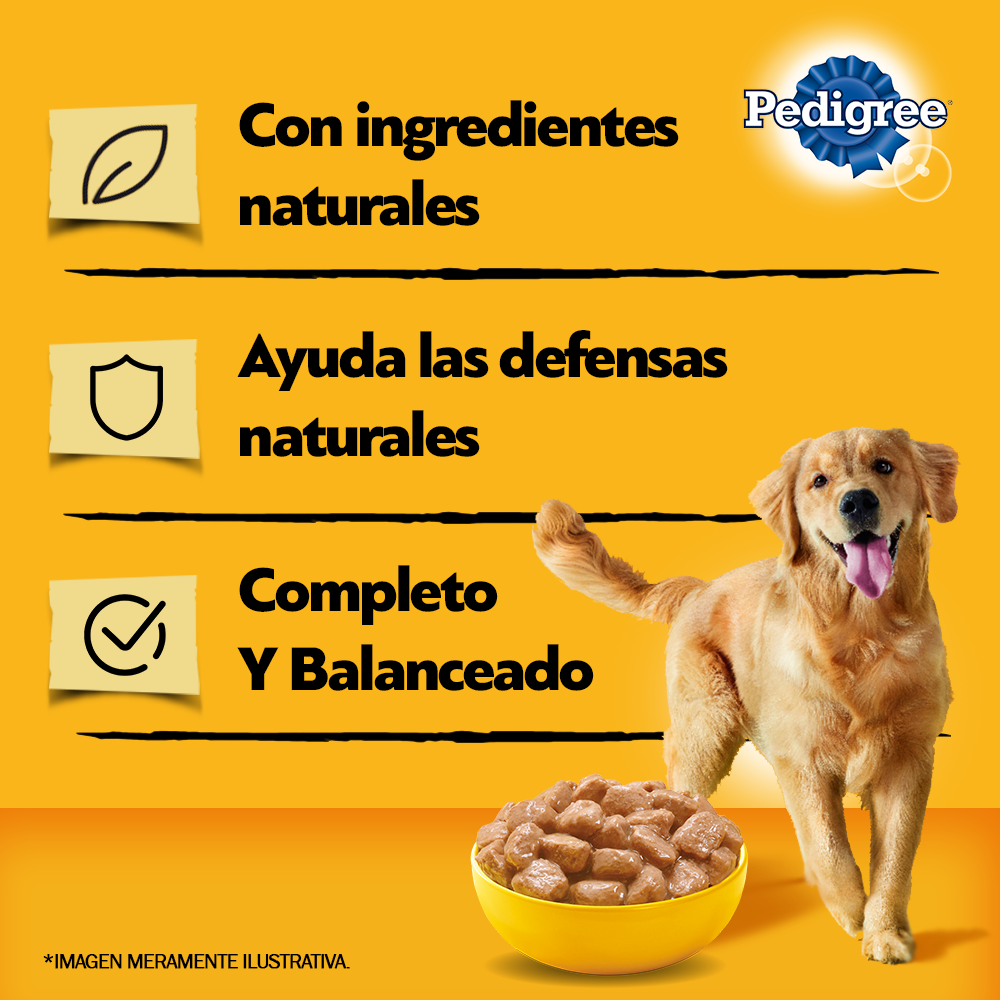 LATA PEDIGREE ADULTO V/P PATE POLLO 280GR
