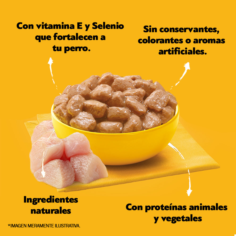 LATA PEDIGREE ADULTO V/P PATE POLLO 280GR