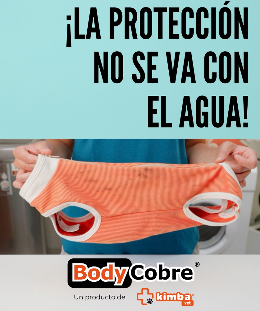 BODY COBRE TRADICIONAL PERRO Y GATO TALLA 4 | 6A 7,5 KG
