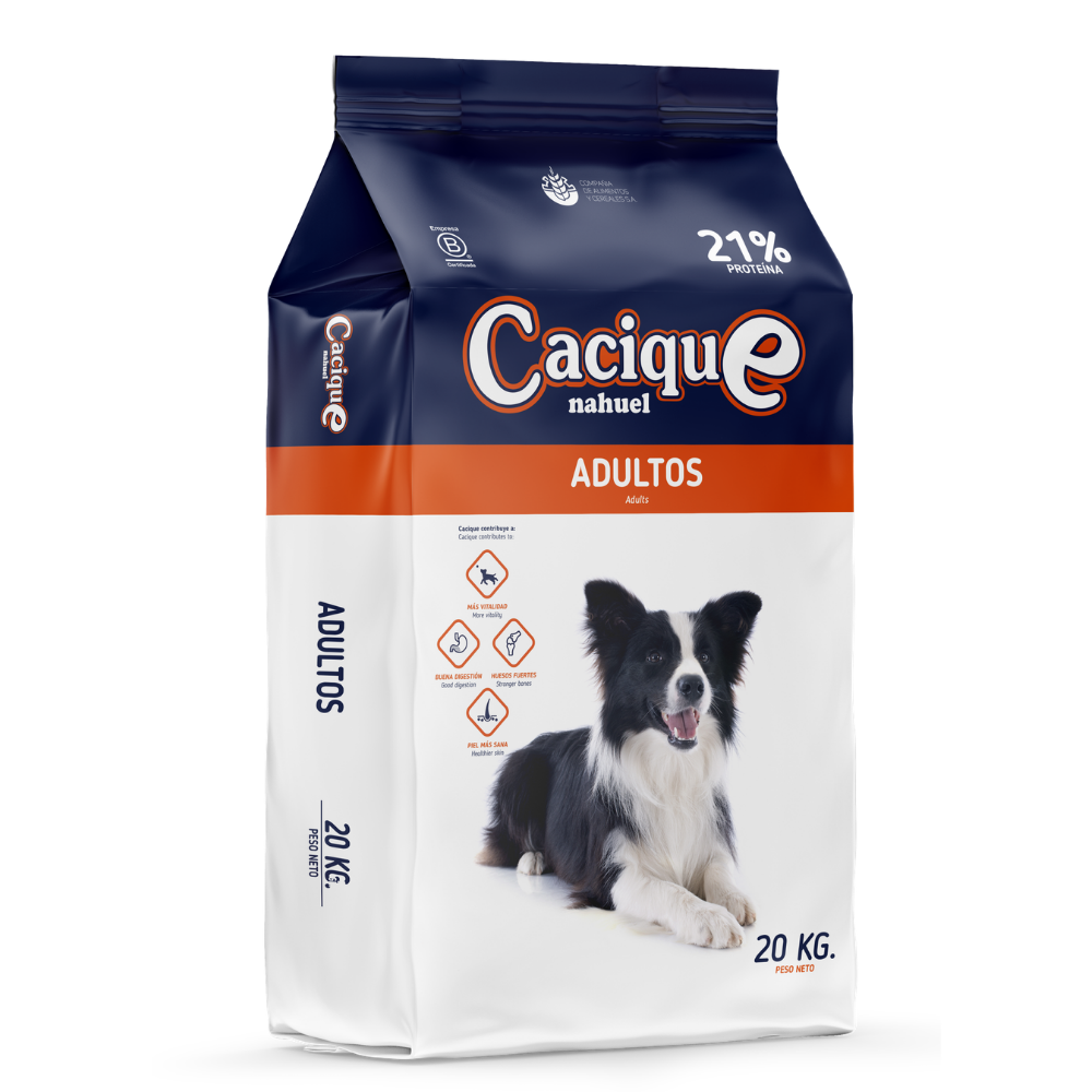CACIQUE PERRO ADULTO 20KG