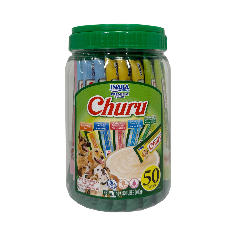 CHURU DOG VARIETIES CHICKEN 50P FRASCO 700GR