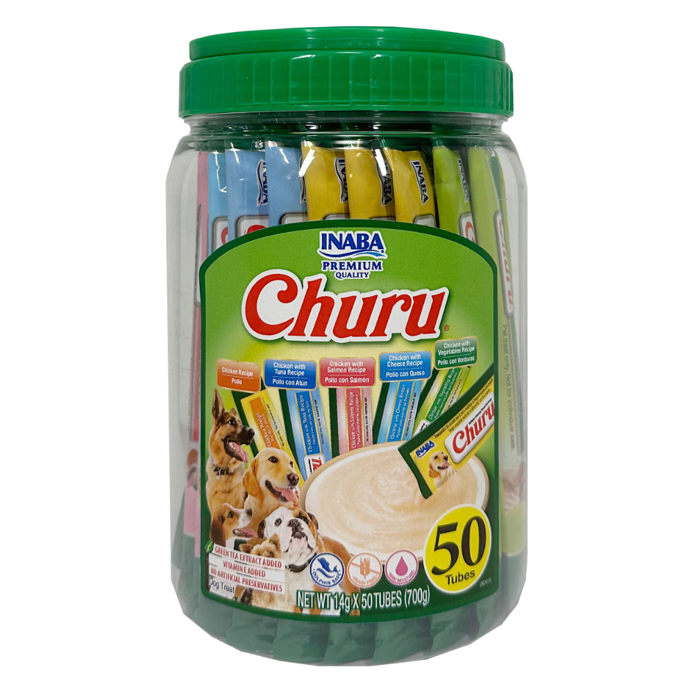 CHURU PERRO POLLO VARIEDADES 50P FRASCO 700GR