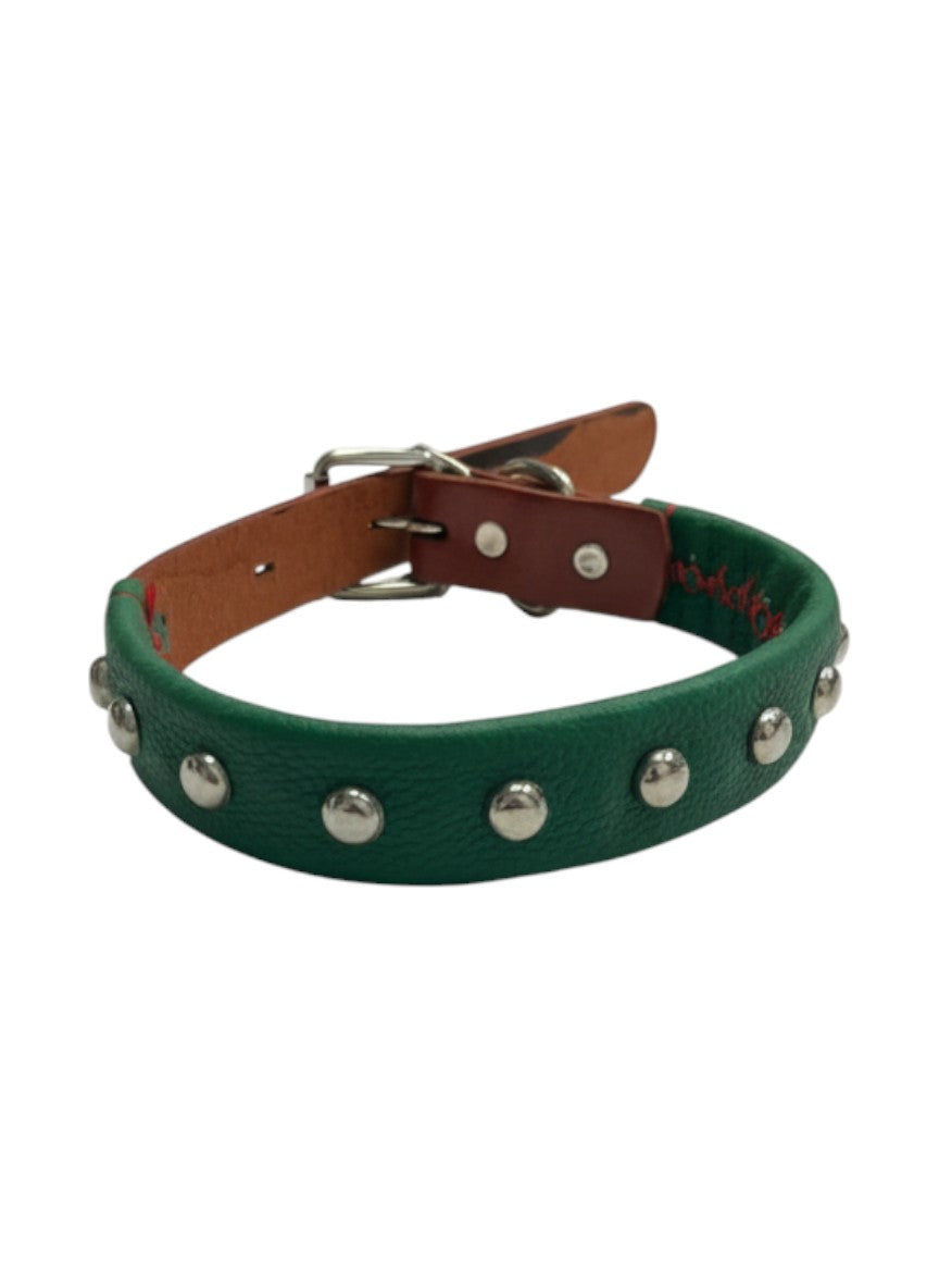 LEATHER DOG COLLAR, SIZE 2.5CM