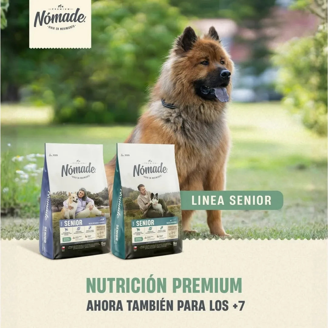 NOMADE SENIOR RAZAS MEDIANAS Y GRANDES 15KG
