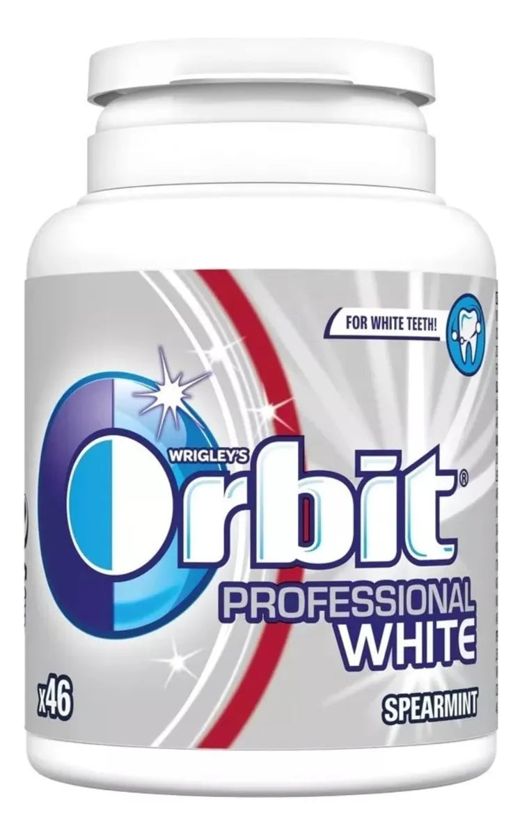 ORBIT CHICLE SABOR PROFESSIONAL WHITE 64GR