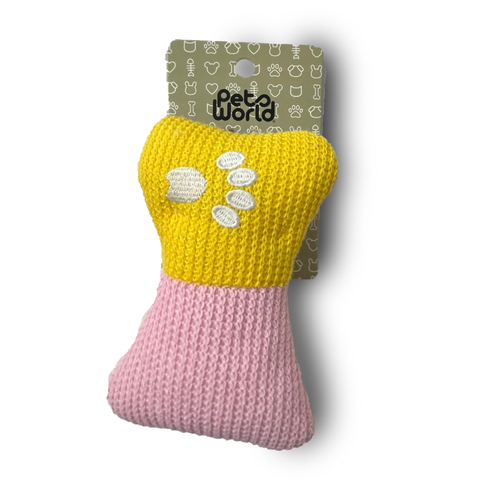 PELUCHE MASCOTA HUESO BICOLOR (M10572) PW25