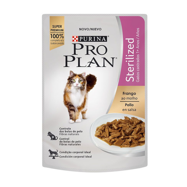 PROPLAN SOBRE GATO ESTERILIZADO POLLO 85GR