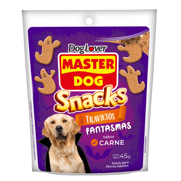 SNACK MASTERDOG HALLOWEEN FANTASMA 45GR