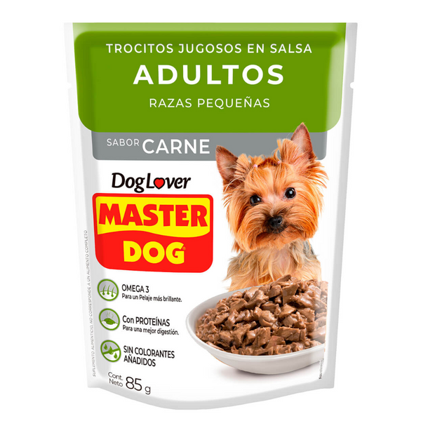 MASTERDOG SOBRE ADULTO RAZAS PEQUEÑAS 85GR