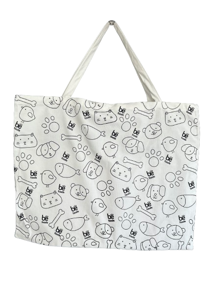 BOLSA DE TELA DE ALGODÓN GIGANTE BLANCA M5895
