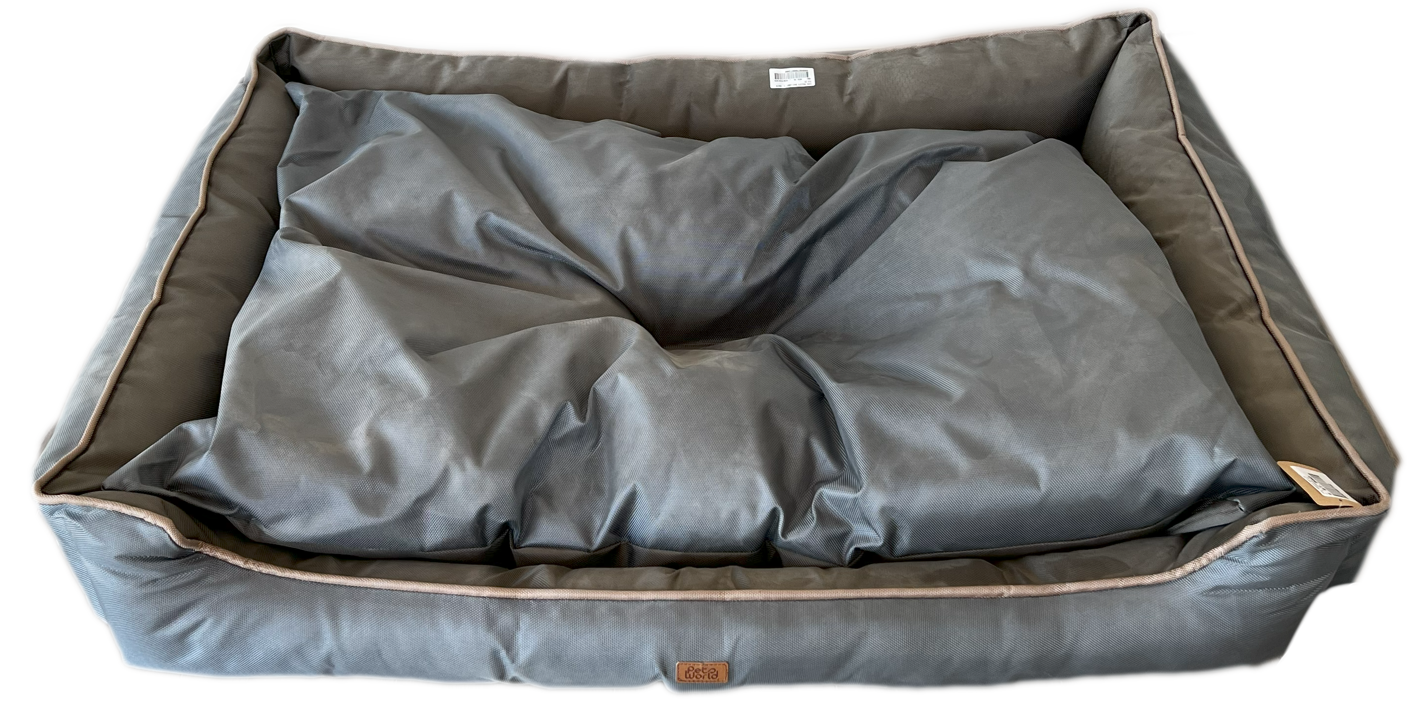 CAMA PERRO RECTANGULAR IMPERMEABLE 99x78x18 cm