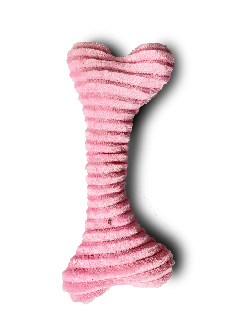 JUGUETE PELUCHE MASCOTA HUESO SUAVE 19X10CM (M8976)