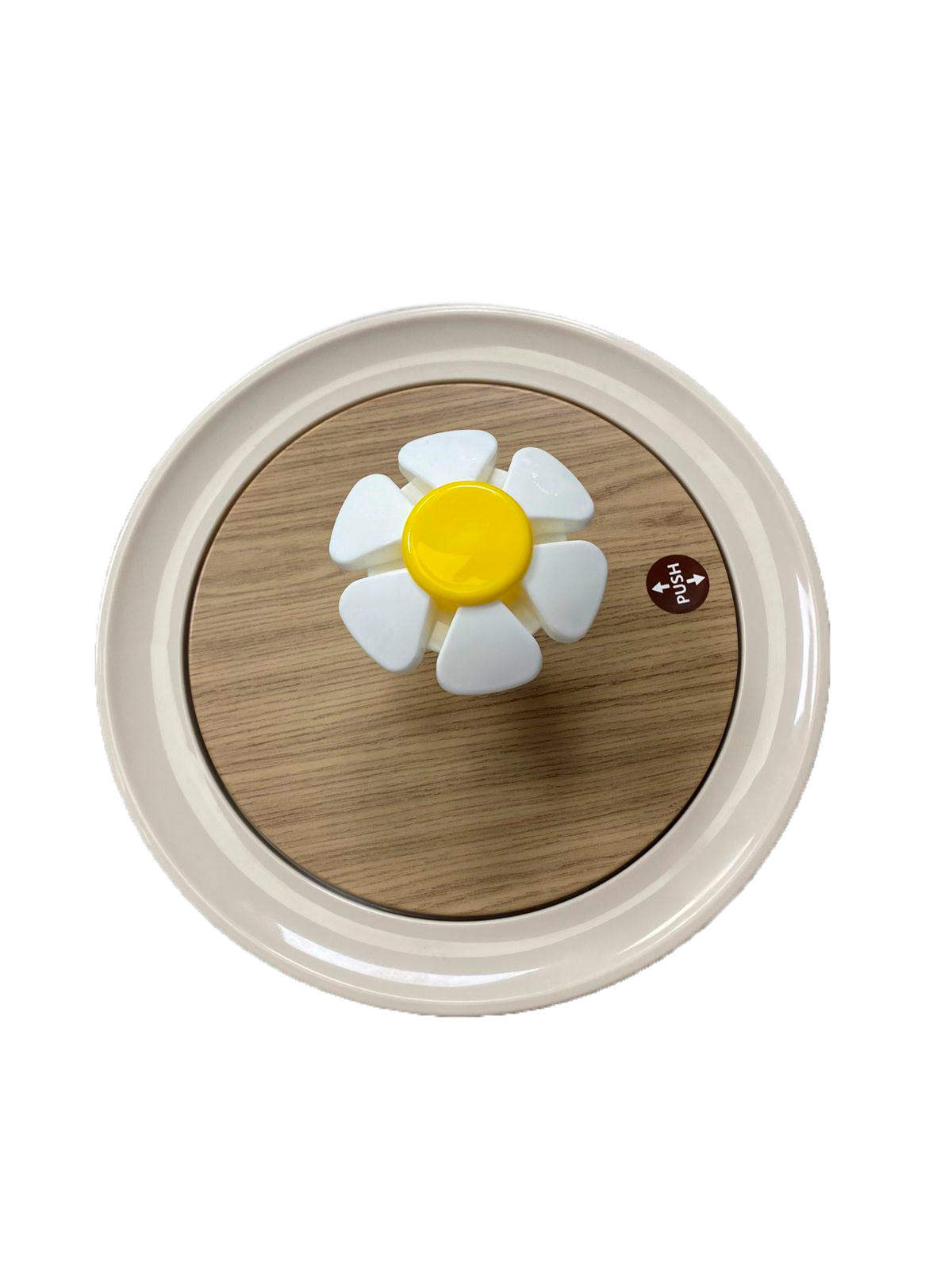 BEBEDERO AUTOMATICO FLOR BEIGE (M10734)