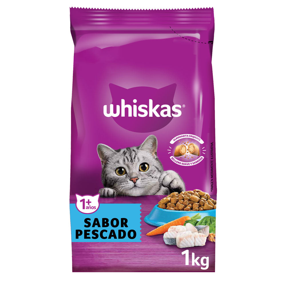 WHISKAS PESCADO 3KG