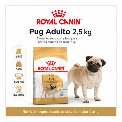 ROYAL CANIN ADULTO PUG 2.5KG