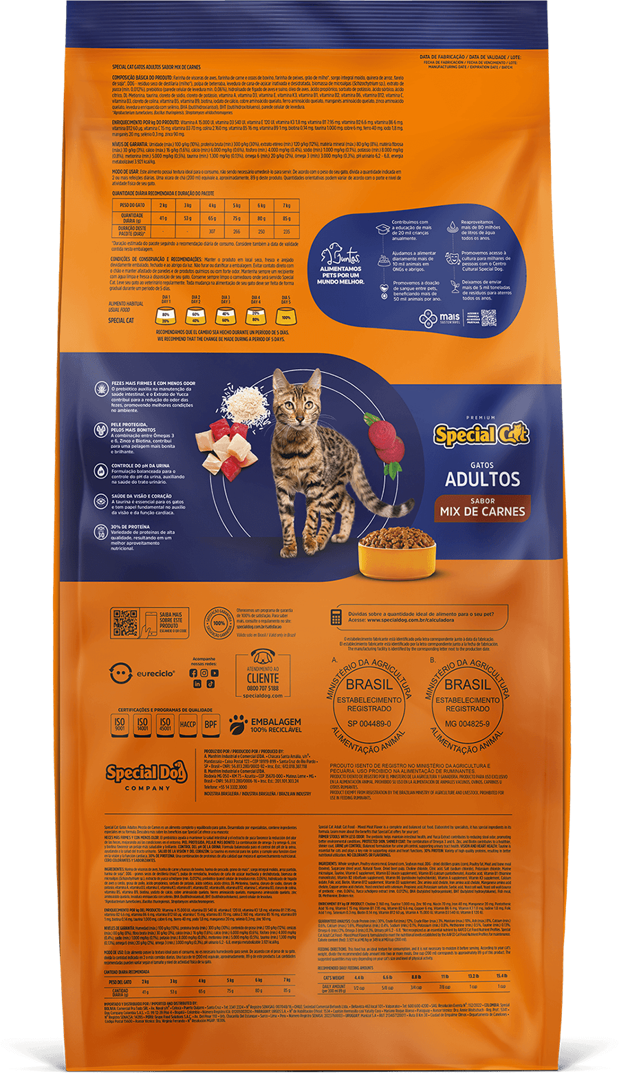SPECIAL CAT ADULTO MIX 20KG