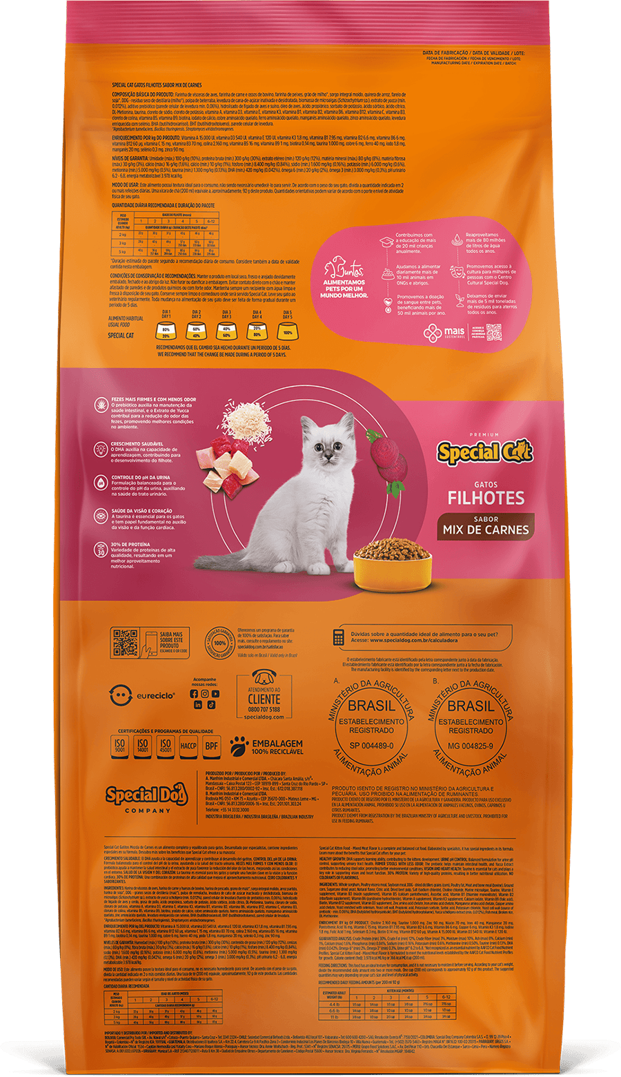 SPECIAL CAT GATITOS 3KG