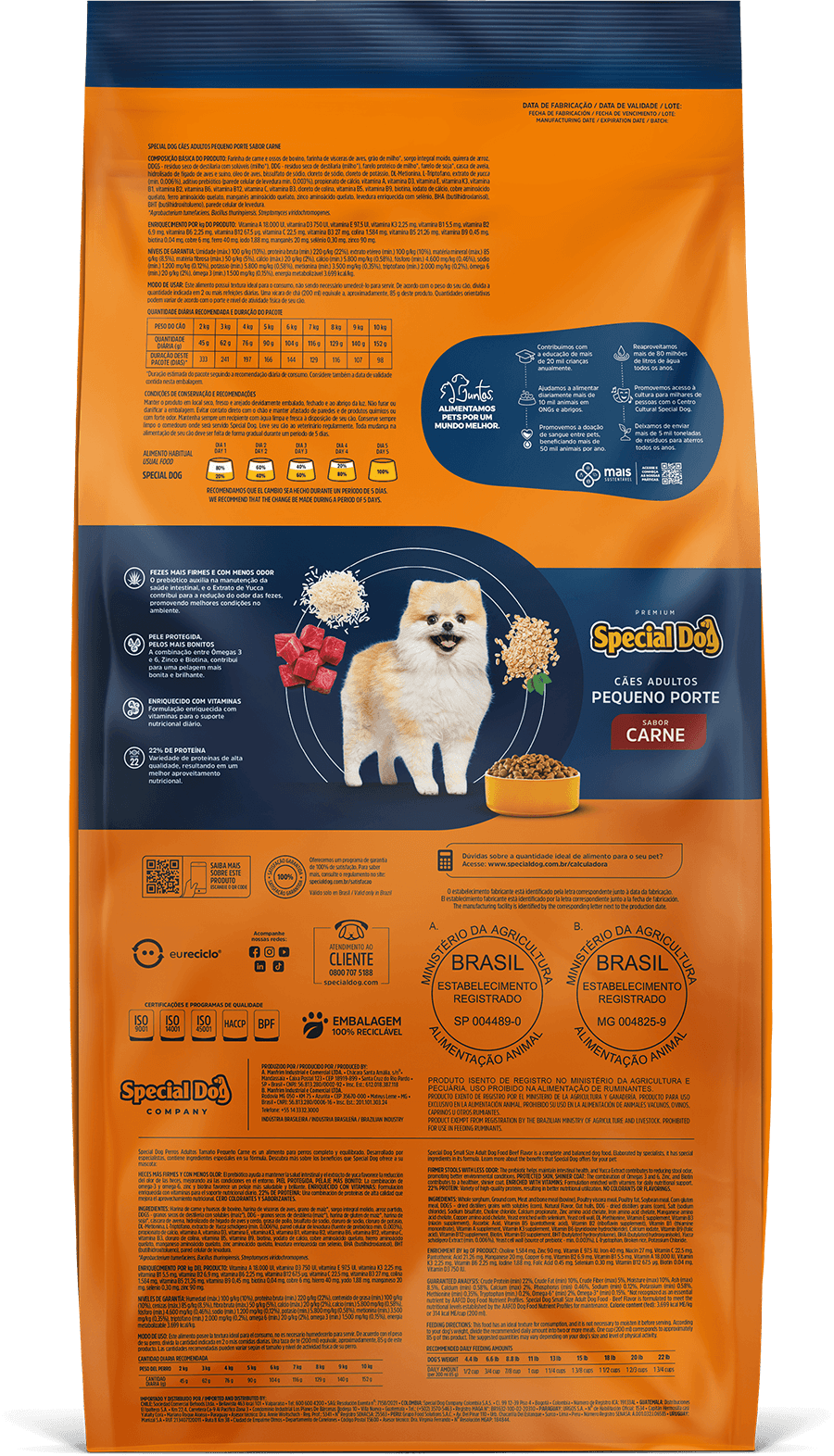 SPECIAL DOG ADULTO RAZAS PEQUEÑAS 3KG
