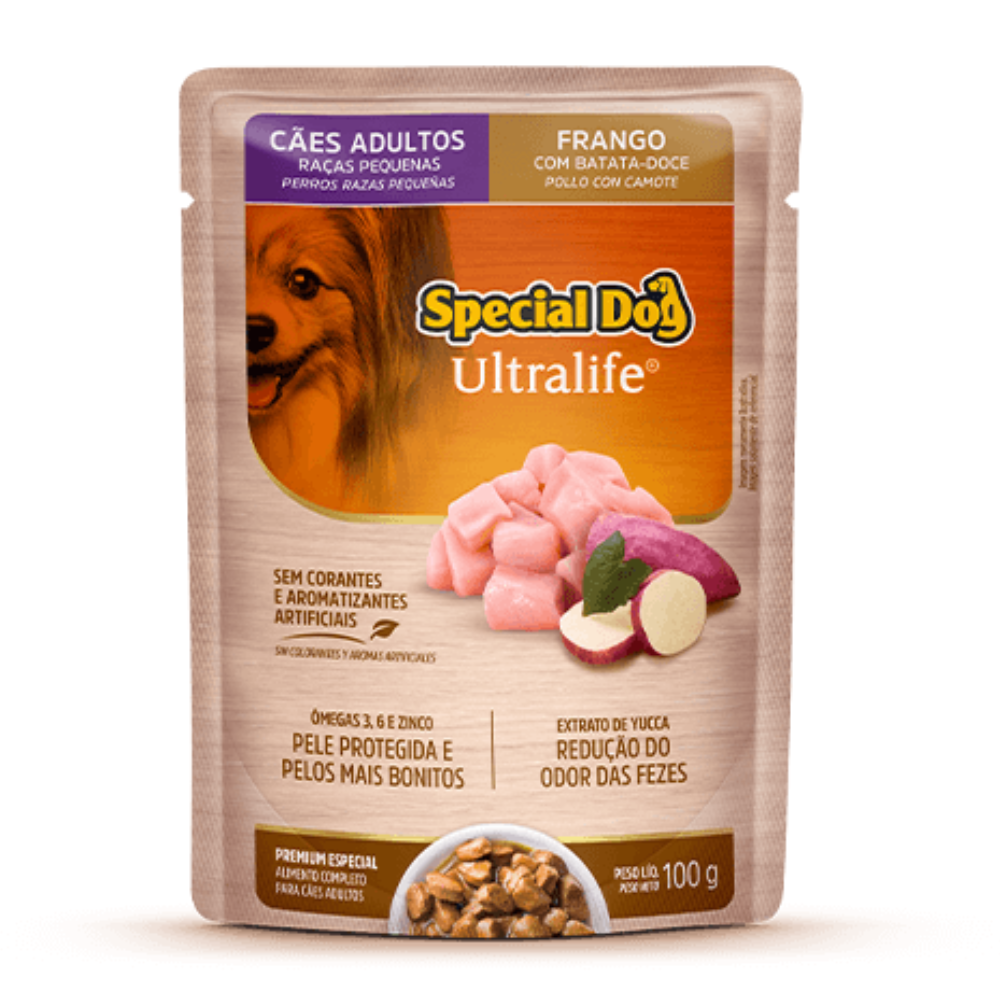 SPECIAL DOG SOBRE ADULTO R.PEQUEÑAS POLLO 100GR