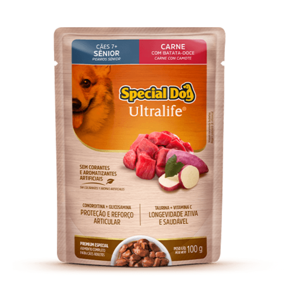 SPECIAL DOG SOBRE SENIOR CARNE 100 GR